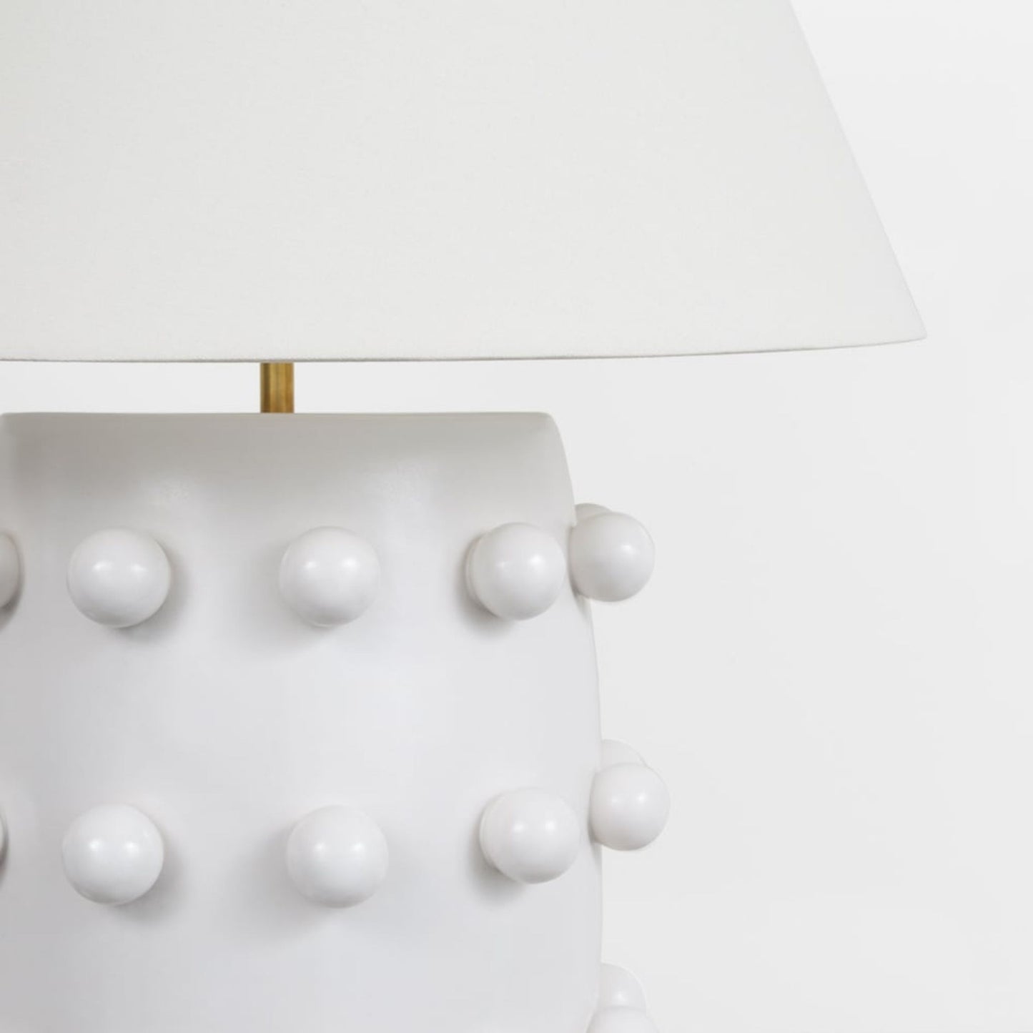 Kelly Wearstler Linden Sculpted Medium Table Lamp - White Table Lamp Bloomingdales Lighting   