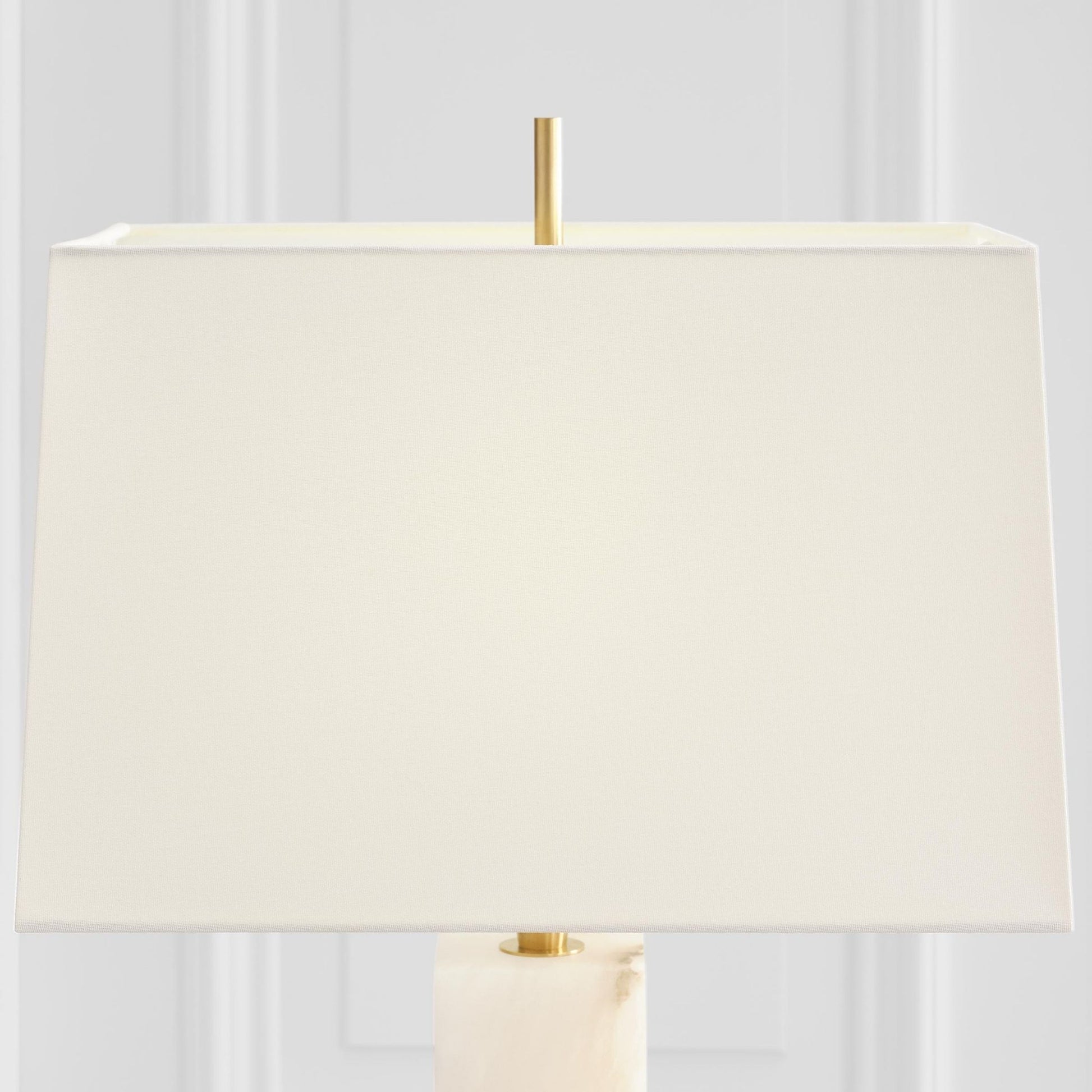 Thomas O'Brien Gironde Large Alabaster Table Lamp - Brass Table Lamp Bloomingdales Lighting   