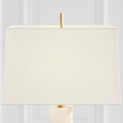 Thomas O'Brien Gironde Large Alabaster Table Lamp - Brass Table Lamp Bloomingdales Lighting   