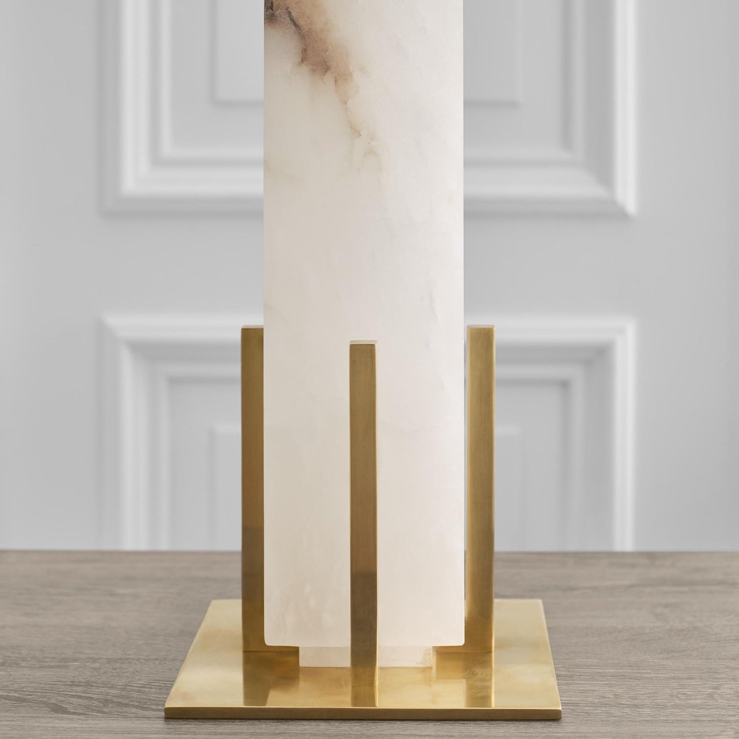 Thomas O'Brien Gironde Large Alabaster Table Lamp - Brass Table Lamp Bloomingdales Lighting   