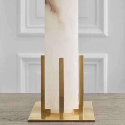 Thomas O'Brien Gironde Large Alabaster Table Lamp - Brass Table Lamp Bloomingdales Lighting   