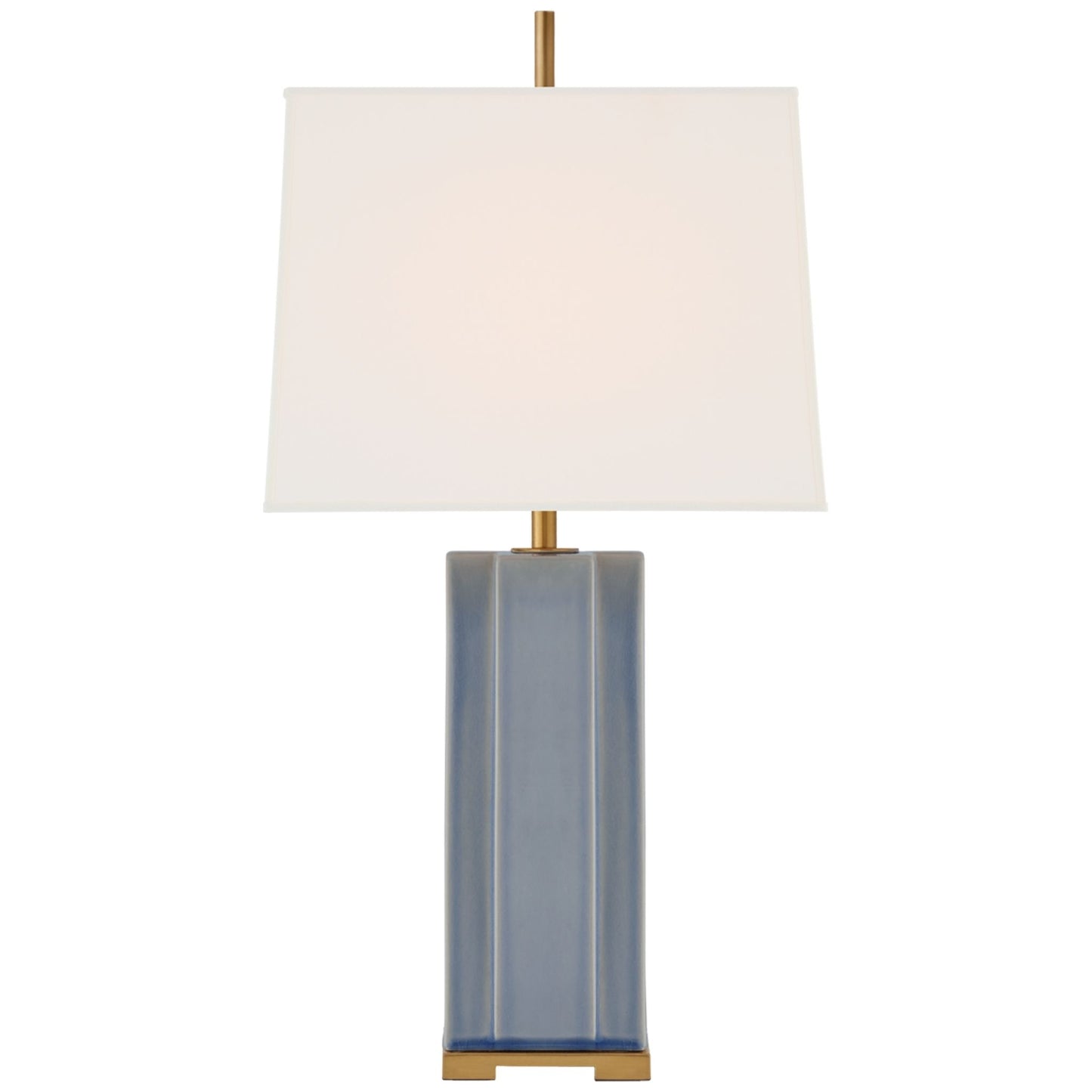 Thomas O'Brien Niki Medium Ceramic Table Lamp - Polar Blue Table Lamp Bloomingdales Lighting   