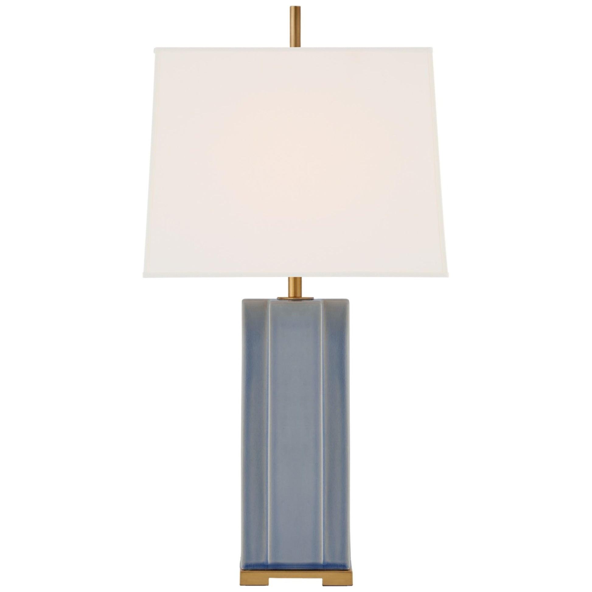 Thomas O'Brien Niki Medium Ceramic Table Lamp - Polar Blue Table Lamp Bloomingdales Lighting   