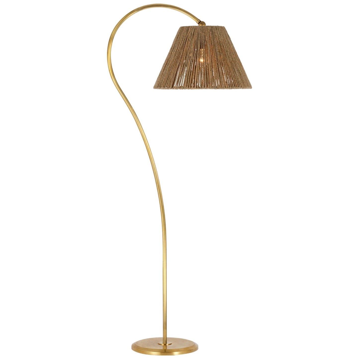 Amber Lewis Dume Large Arched Floor Lamp - Antique Brass Floor Lamp Bloomingdales Lighting