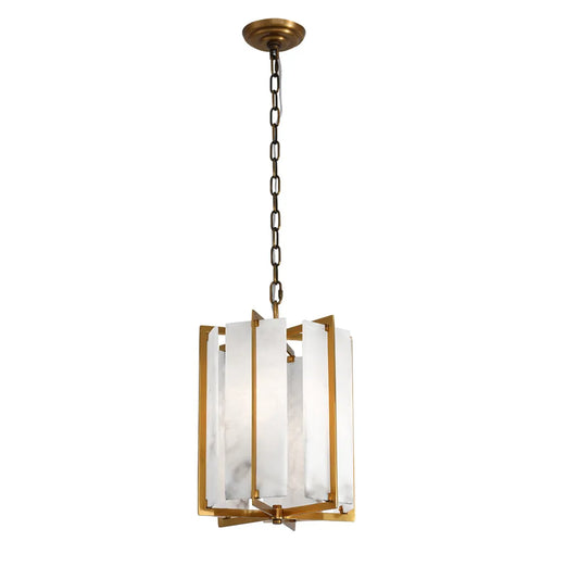 Palermo Brass Alabaster Pendant Light Pendant Light Cafe Lighting Brass  