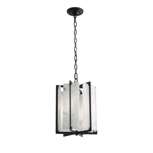 Palermo Black Alabaster Pendant Light Pendant Light Cafe Lighting Black  