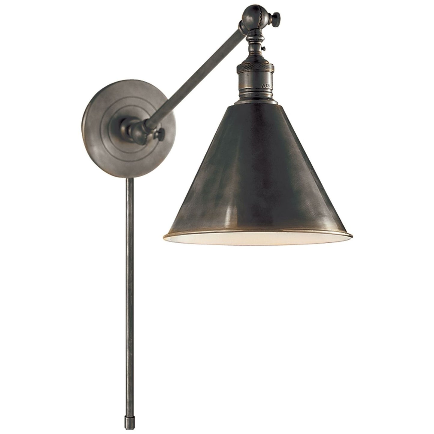 E. F. Chapman Boston Single Wall Sconce - Brass Wall Light Bloomingdales Lighting Bronze  