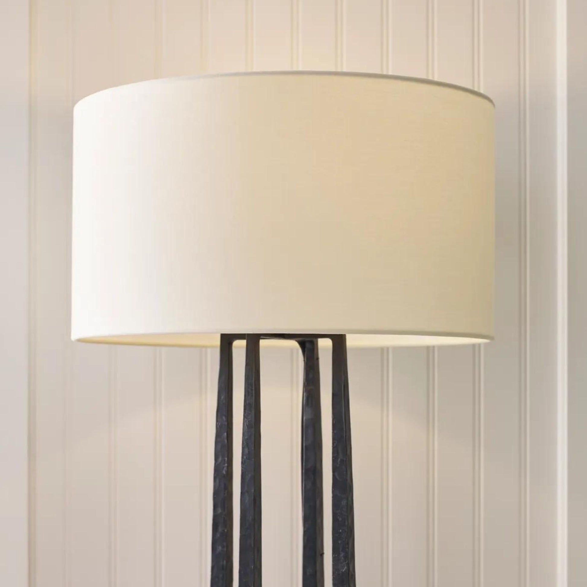 Ian K. Fowler Scala Linen Table Lamp - Aged Iron Table Lamp Bloomingdales Lighting   