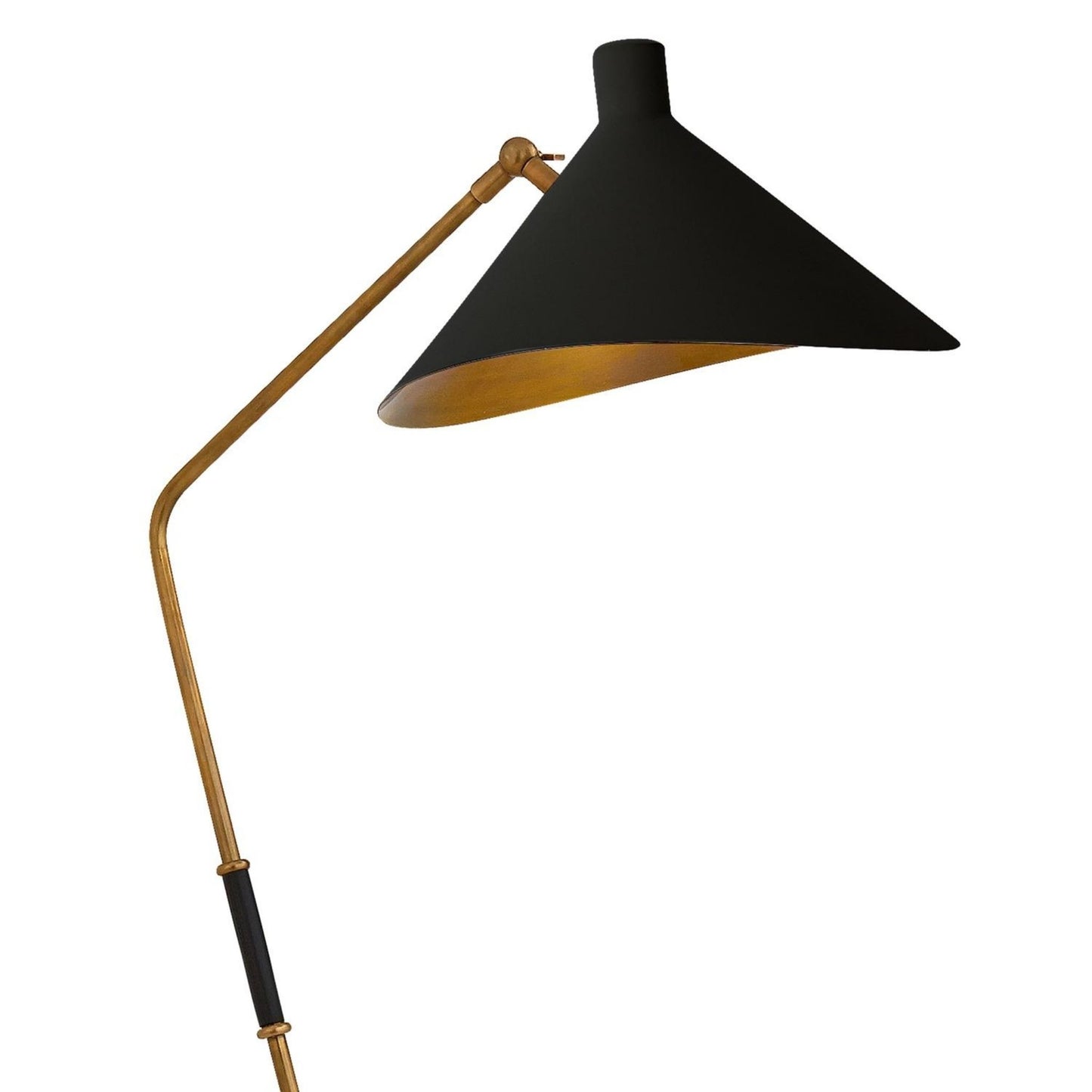 AERIN Mayotte Large Offset Floor Lamp - Brass & Black Floor Lamp Bloomingdales Lighting   