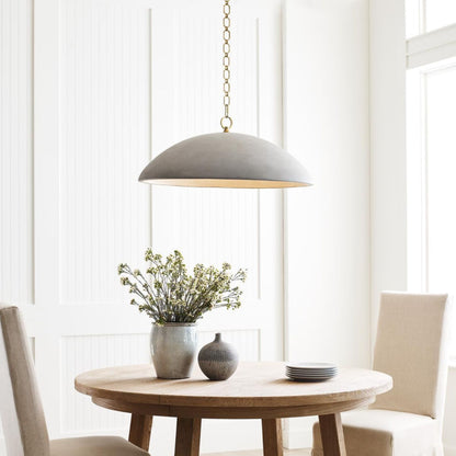 Suzanne Kasler Elliot Grande Portland Grey Pendant Light Pendant Light Bloomingdales Lighting   