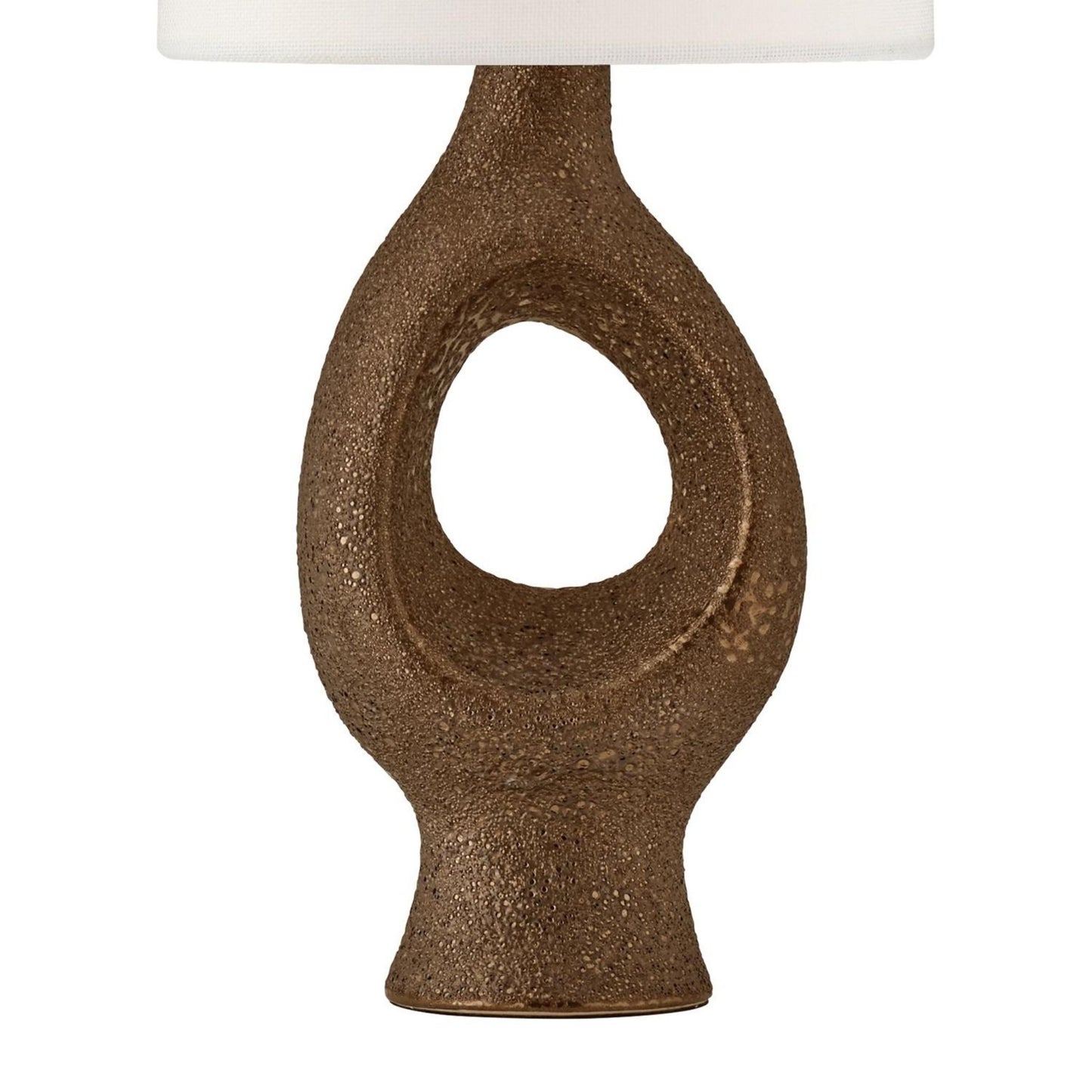 AERIN Capra Medium Raw Organic Table Lamp - Burnt Gold Table Lamp Bloomingdales Lighting   