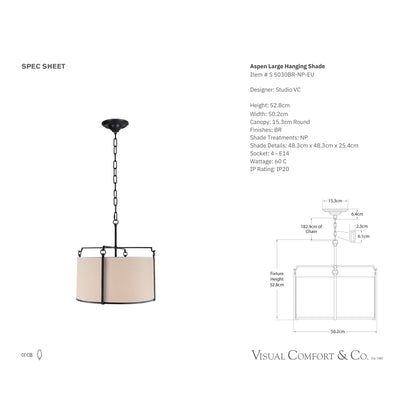 Studio VC Aspen Medium Pendant Light - Black Rust Pendant Light Bloomingdales Lighting   