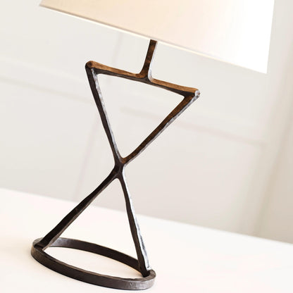 Studio VC Anneu Linen Table Lamp - Aged Iron Table Lamp Bloomingdales Lighting   