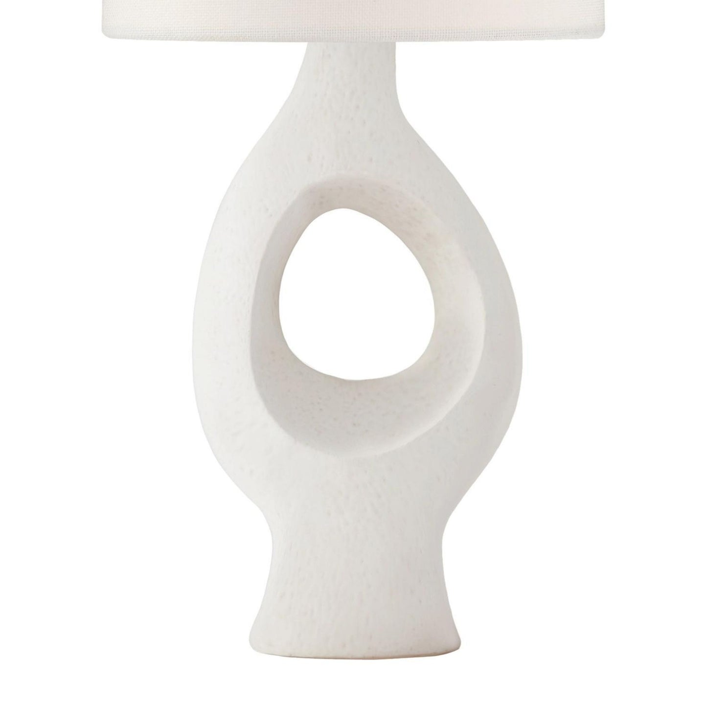 AERIN Capra Medium Raw Organic Table Lamp - White Table Lamp Bloomingdales Lighting   