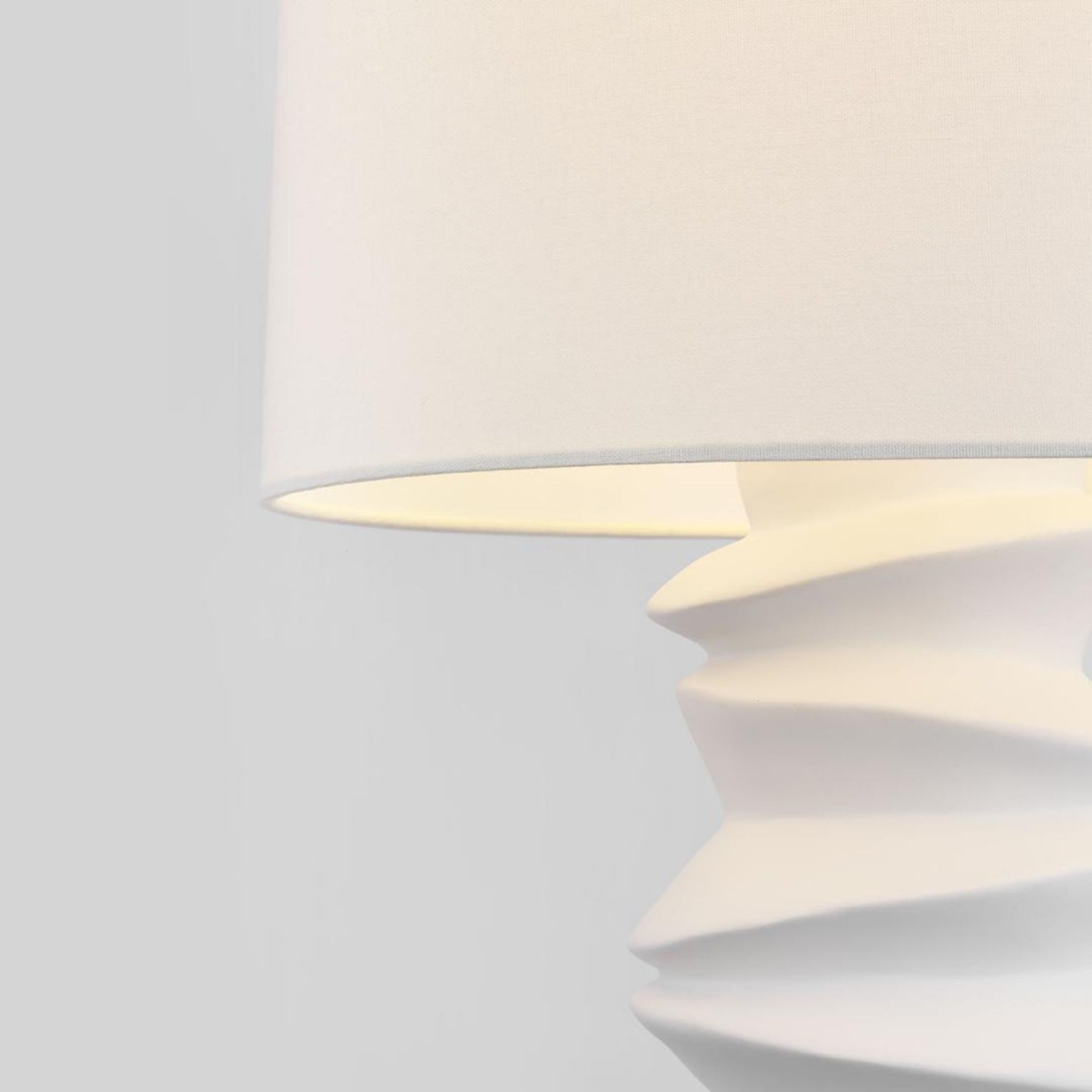 Julie Neill Karissa Medium Linen Table Lamp - Plaster White Table Lamp Bloomingdales Lighting   