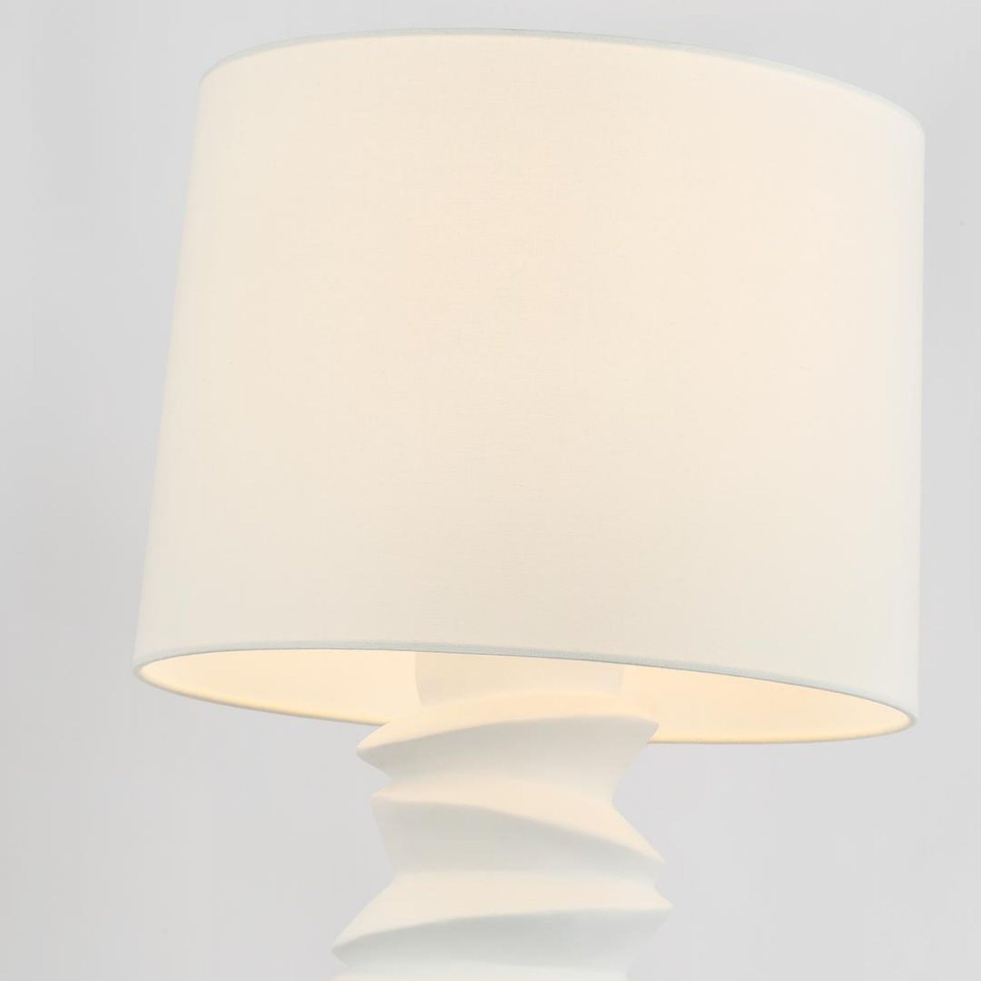 Julie Neill Karissa Medium Linen Table Lamp - Plaster White Table Lamp Bloomingdales Lighting   