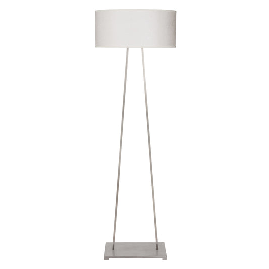 A-Frame Floor Lamp - Brushed Nickel Floor Lamp Bloomingdales Lighting Brushed Nickel Fine Cream Linen