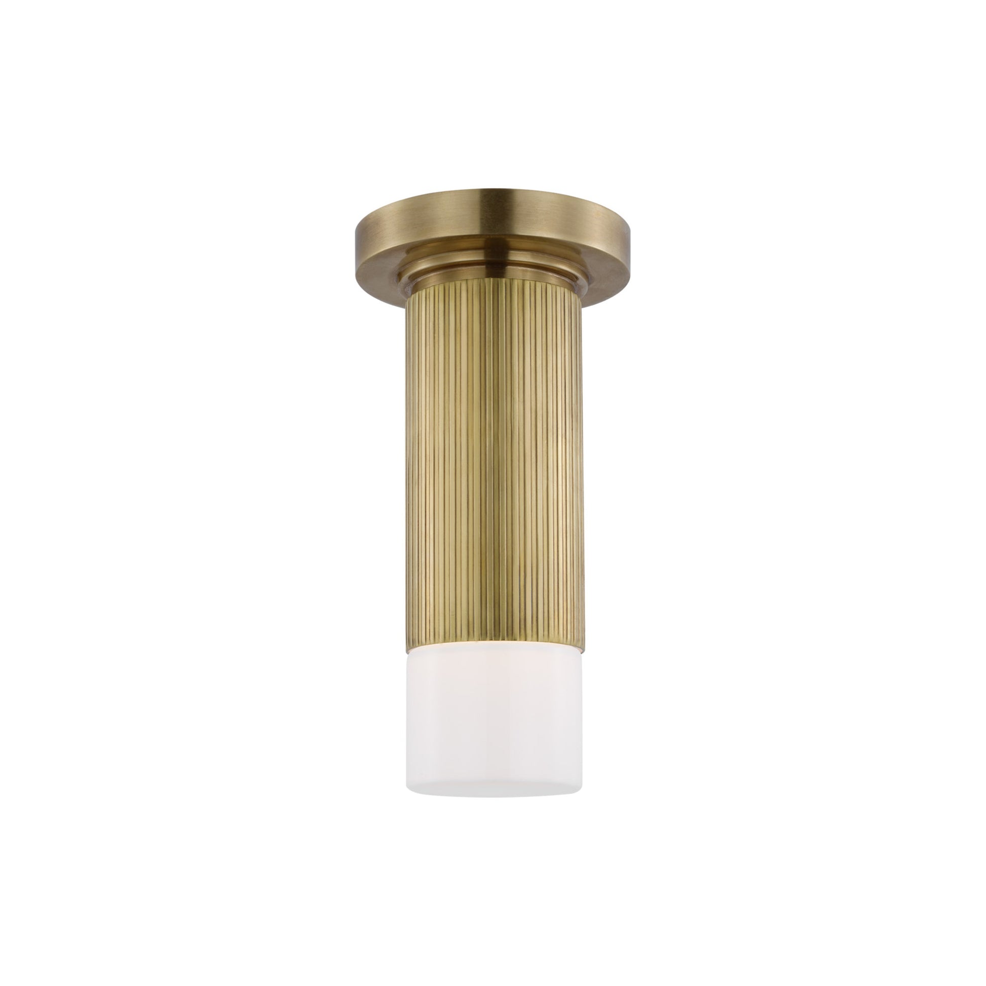 Thomas O'Brien Ace Glass Mini Monopoint Flush Mount - Brass Ceiling Flush Mount Bloomingdales Lighting