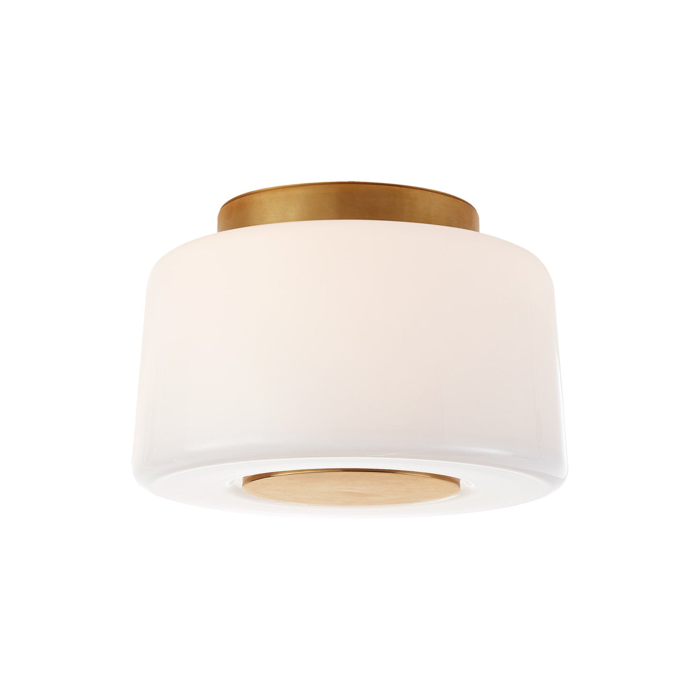 Barbara Barry Acme Small Flush Mount Ceiling Light - Bronze Ceiling Flush Mount Bloomingdales Lighting Soft Brass