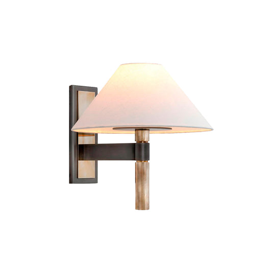 Urban Electric Co. Agnes Linen Wall Light - Blackened Pewter Wall Light Bloomingdales Lighting   