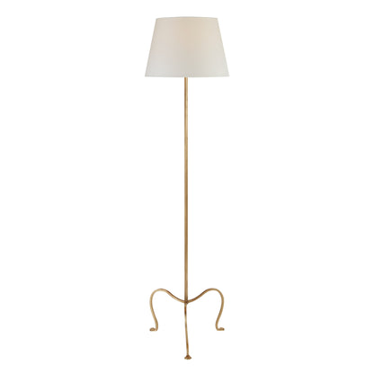 J. Randall Powers Albert Petite Tri-Leg Floor Lamp - Gilded Iron Floor Lamp Bloomingdales Lighting Gilded Iron  