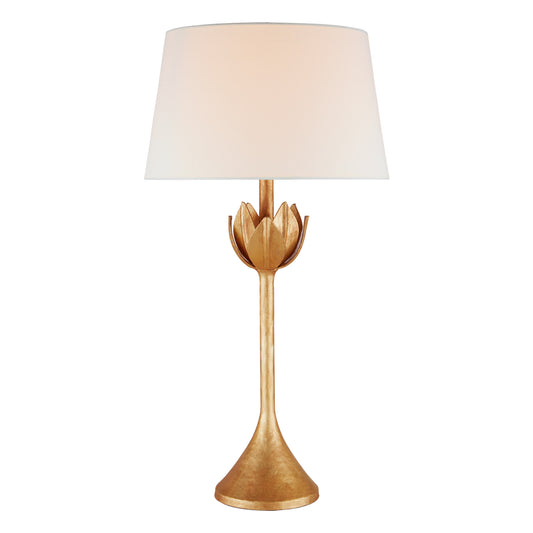 Julie Neill Alberto Large Gold Leaf Table Lamp Table Lamp Bloomingdales Lighting Gold  