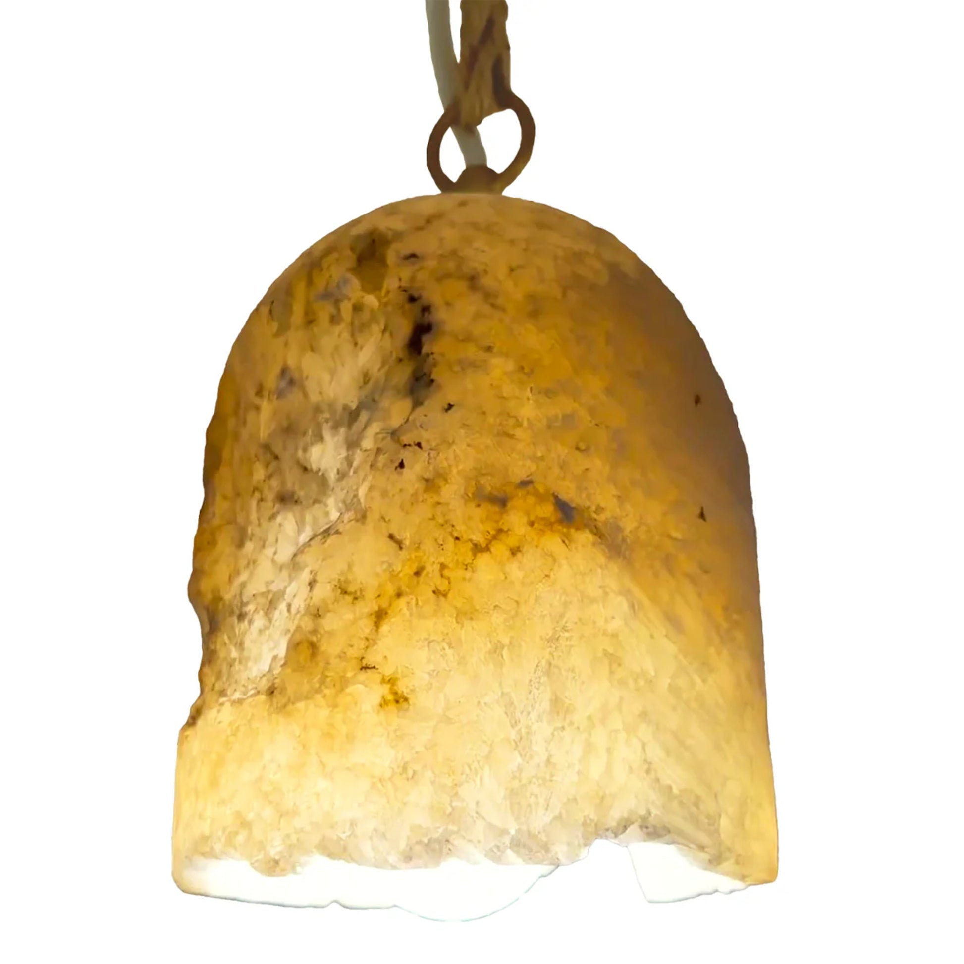 Alina Natural Onyx Pendant Light Pendant Light Bisque Interiors   