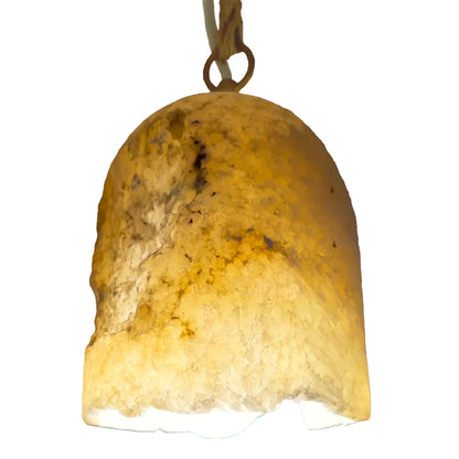 Alina Natural Onyx Pendant Light Pendant Light Bisque Interiors   