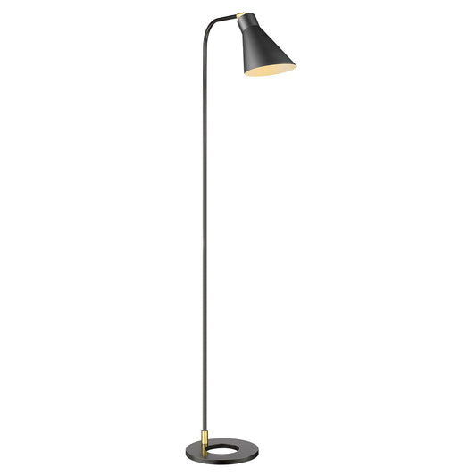 Amalfi Floor Lamp - Black Brass Floor Lamp Bloomingdales Lighting   