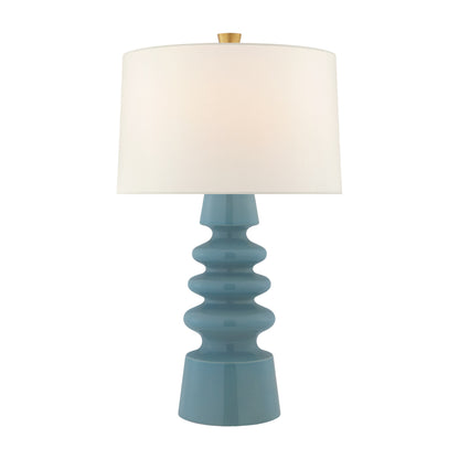 Julie Neill Andreas Medium Ceramic Table Lamp - Blue Jade Table Lamp Bloomingdales Lighting Blue Jade  