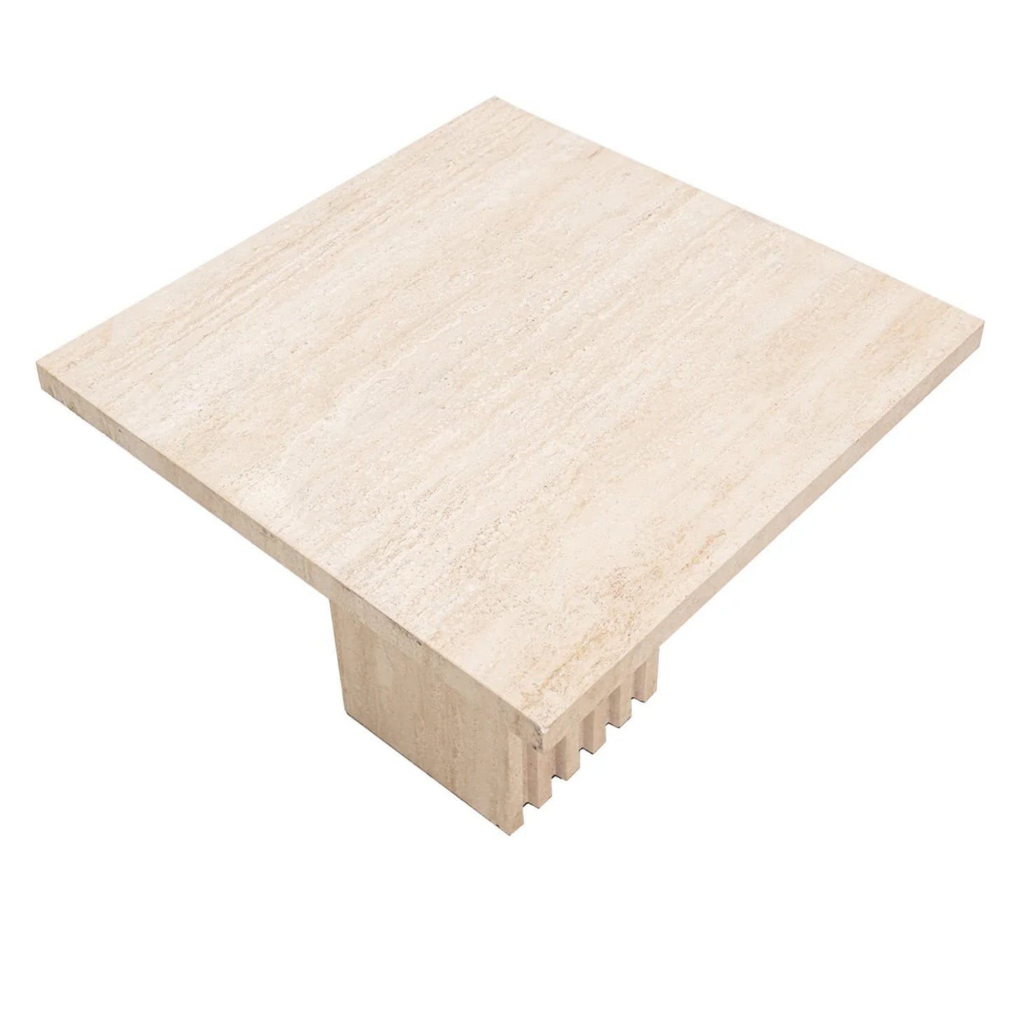 Atlas Travertine Small Coffee Table Coffee Table Cafe Lighting & Living   