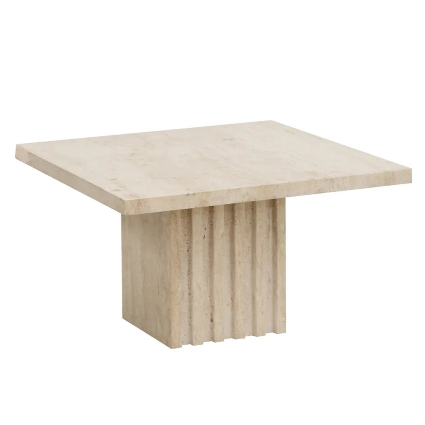 Atlas Travertine Small Coffee Table Coffee Table Cafe Lighting & Living Small  