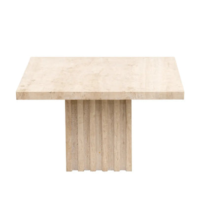 Atlas Travertine Small Coffee Table Coffee Table Cafe Lighting & Living   