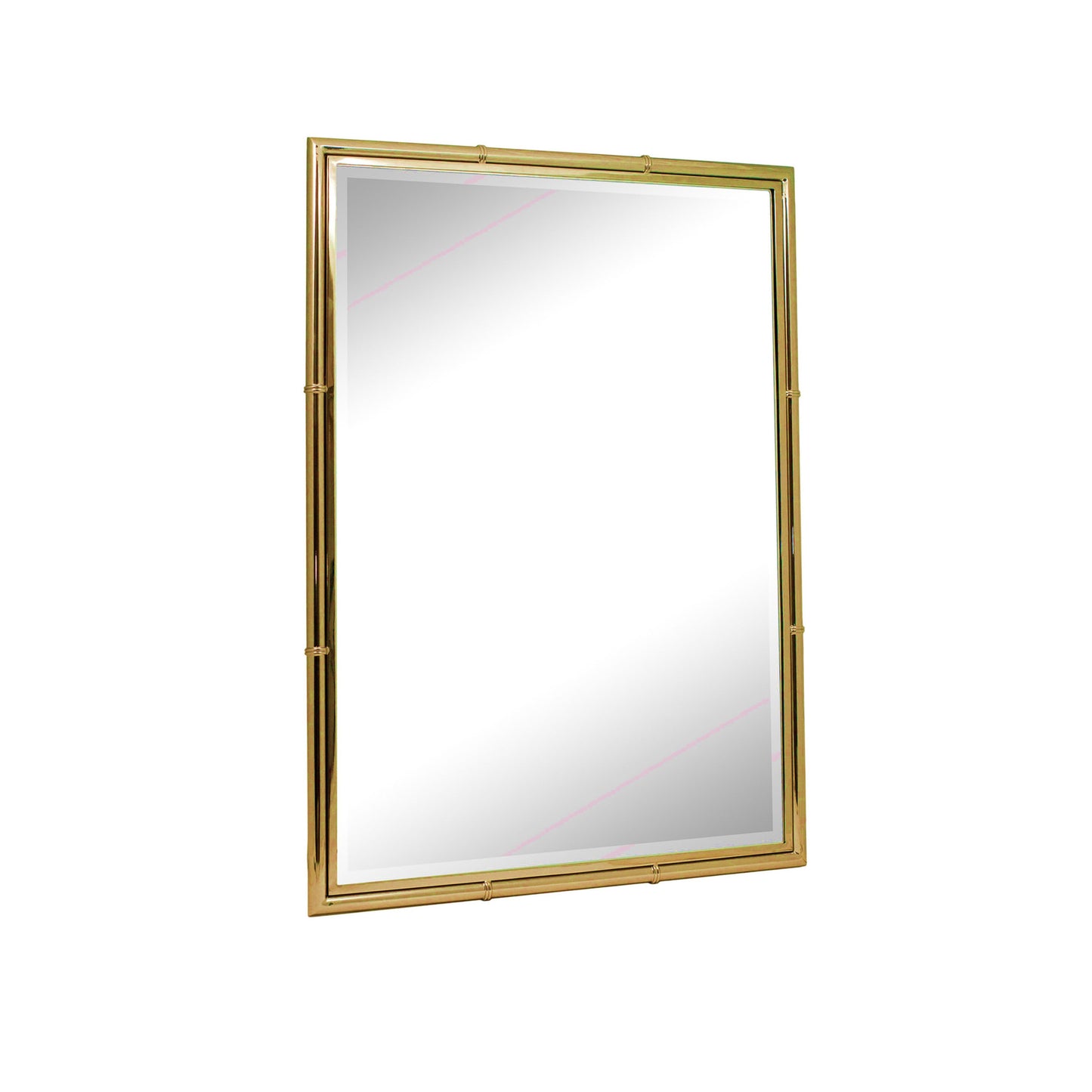 Rectangle Bamboo Style Mirror - Brass Wall Mirror Bloomingdales Brass