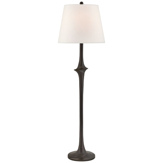 Chapman & Myers Bates Large Sculpted Floor Lamp - Aged Iron Floor Lamp Bloomingdales Lighting   