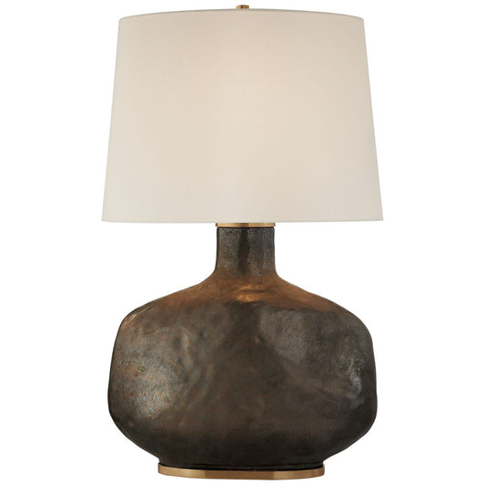 Kelly Wearstler Beton Large Glazed Ceramic Table Lamp - Bronze Table Lamp Bloomingdales Lighting Bronze  