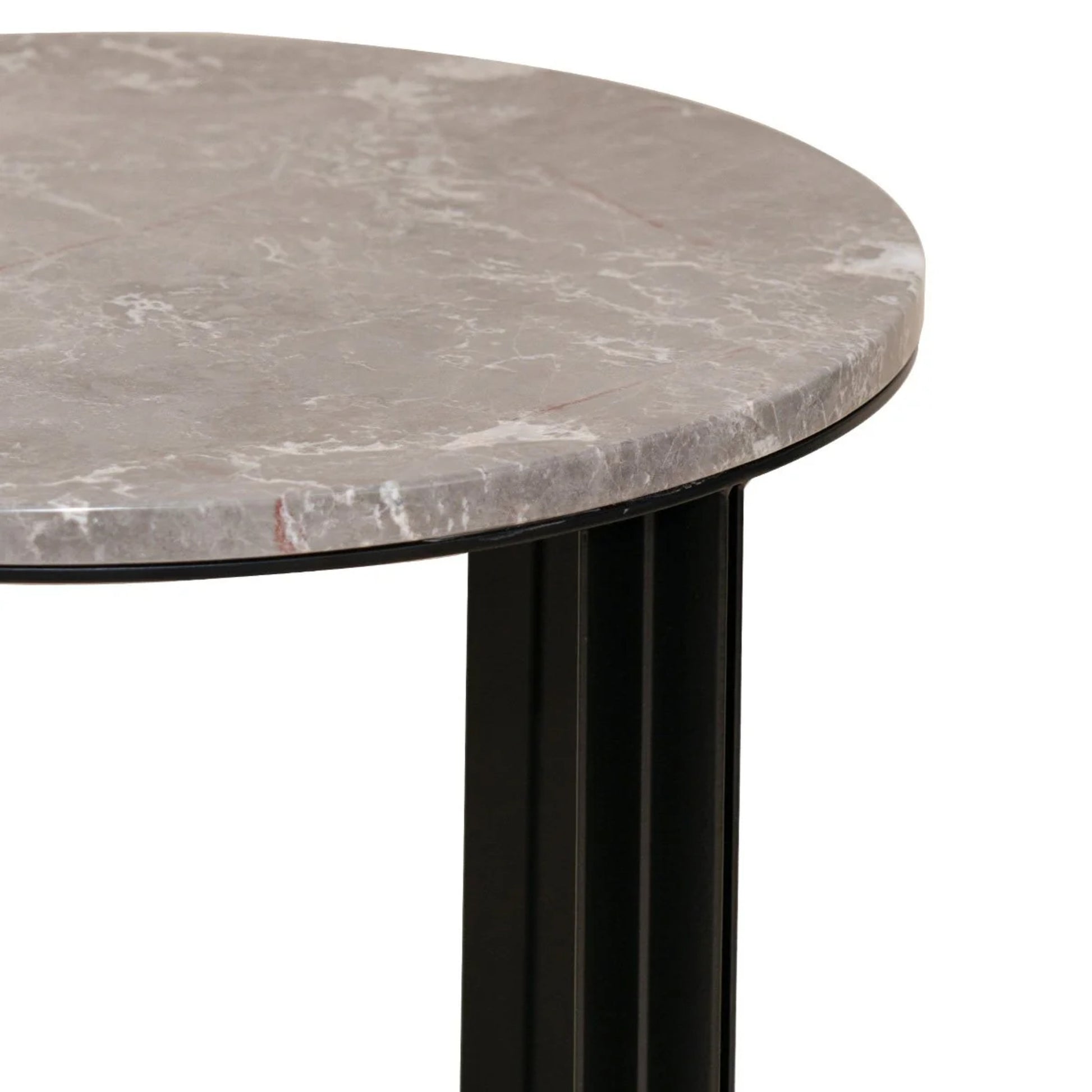 Bowie Marble Side Table - Grey Side Table Cafe Lighting & Living   