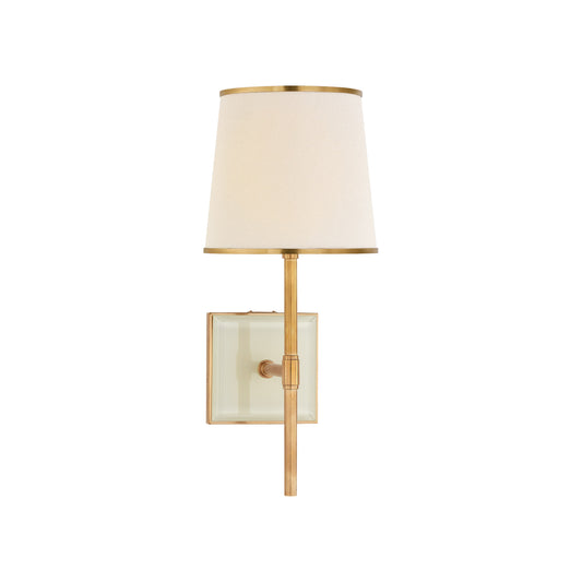 Kate Spade Bradford Linen Wall Sconce - Brass Wall Light Bloomingdales Lighting   