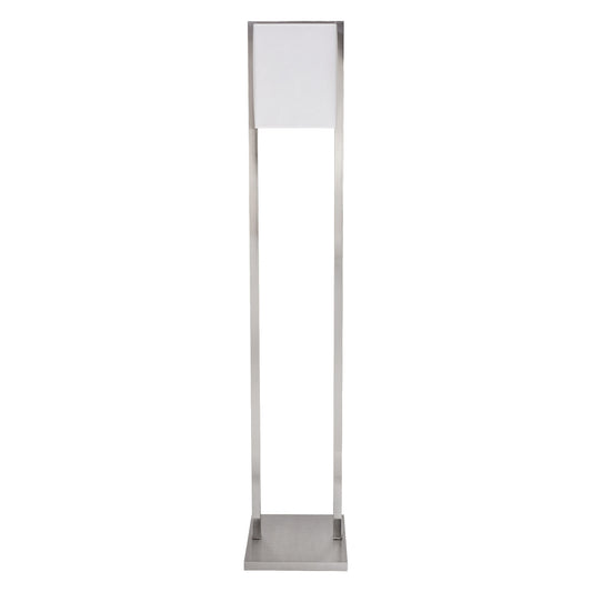 Braxton Floor Lamp - Polished Nickel Floor Lamp Bloomingdales Lighting Feather Parchment