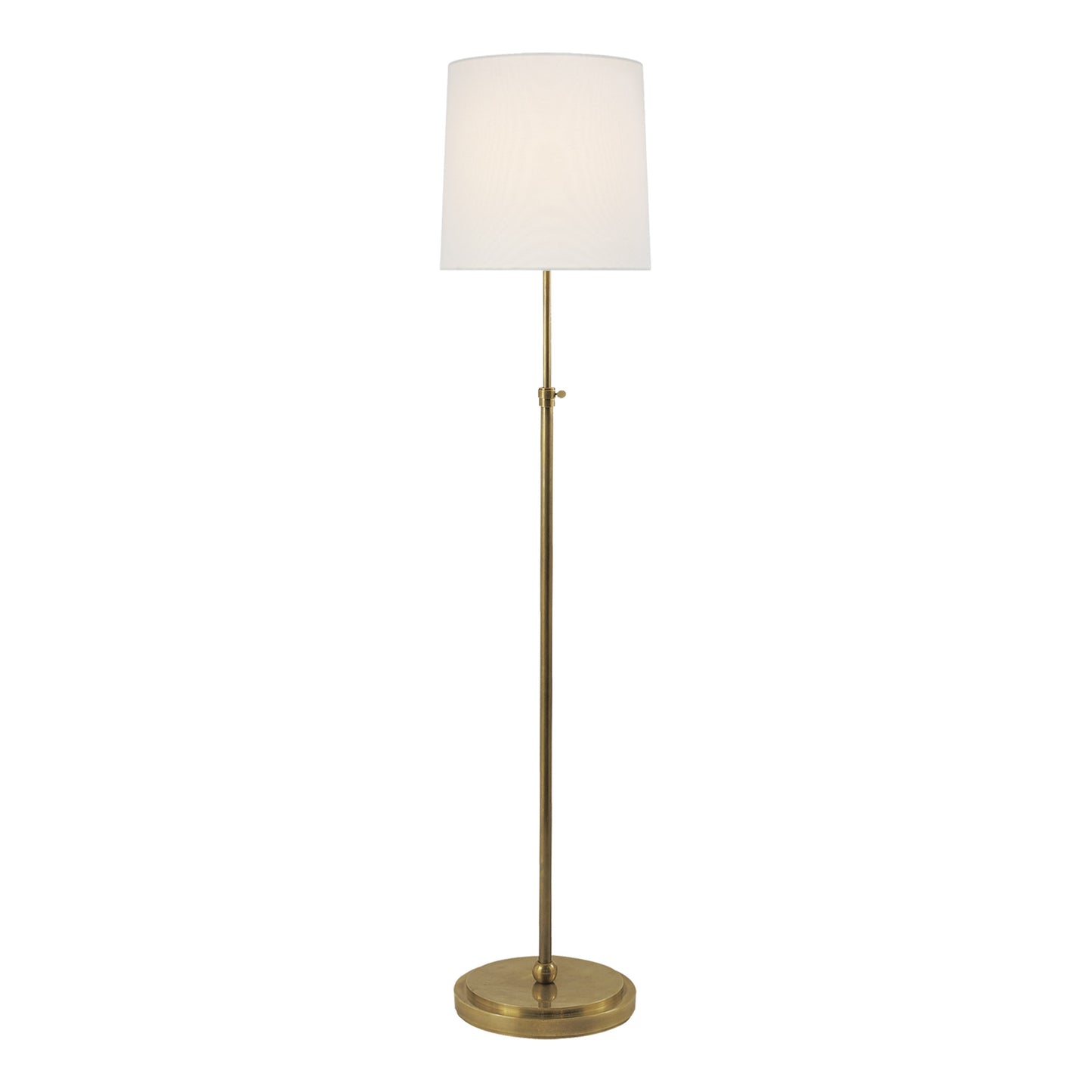 Thomas O'Brien Bryant Linen Floor Lamp - Brass Floor Lamp Bloomingdales Lighting   