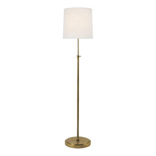 Thomas O'Brien Bryant Linen Floor Lamp - Brass Floor Lamp Bloomingdales Lighting   