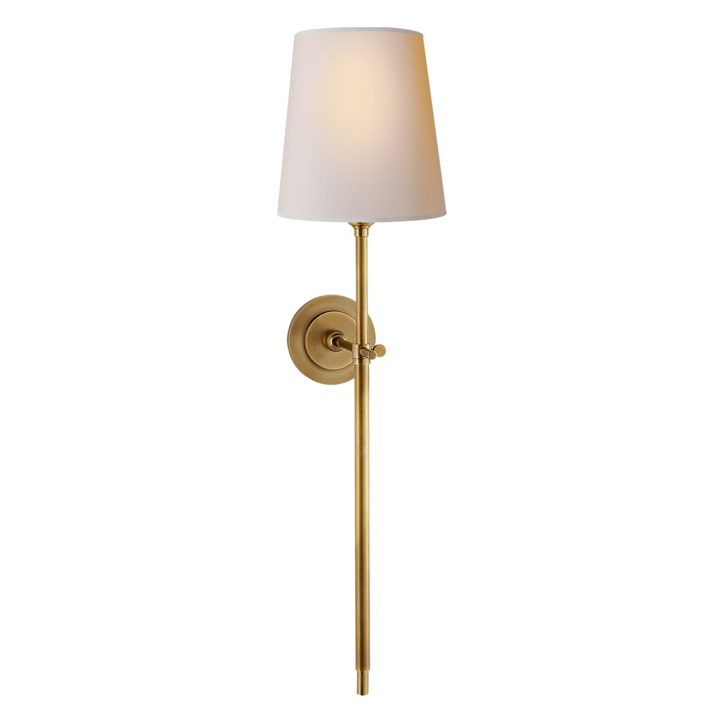 Thomas O'Brien Bryant Large Tail Wall Sconce - Brass Wall Light Bloomingdales Lighting Brass  