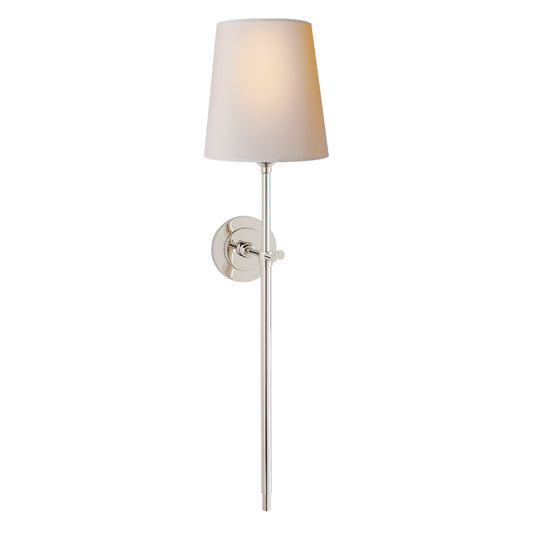 Thomas O'Brien Bryant Large Tail Wall Sconce - Polished Nickel Wall Light Bloomingdales Lighting   