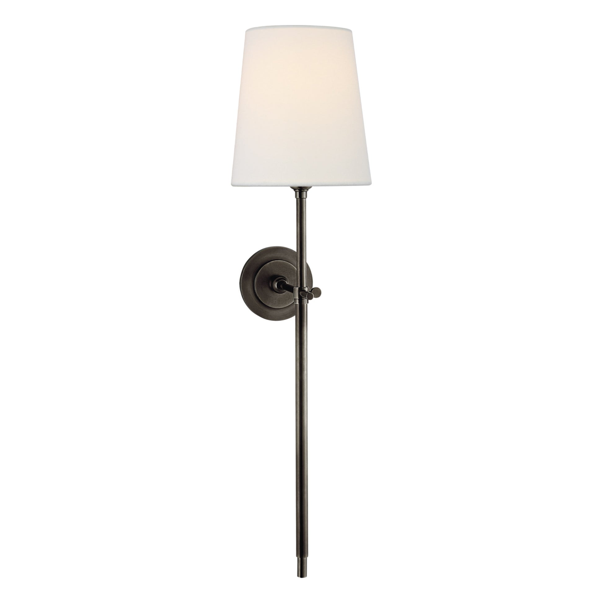 Thomas O'Brien Bryant Large Tail Wall Sconce - Polished Nickel Wall Light Bloomingdales Lighting Bronze  