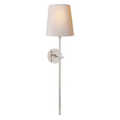 Thomas O'Brien Bryant Large Tail Wall Sconce - Brass Wall Light Bloomingdales Lighting Polished Nickel  