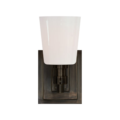 Thomas O'Brien Bryant Single Bath Wall Sconce - Brass Wall Light Bloomingdales Lighting Bronze