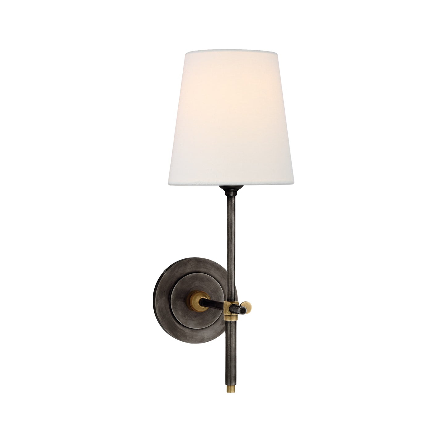 Thomas O'Brien Bryant Wall Sconce - Antique Nickel Wall Light Bloomingdales Lighting Bronze & Brass  