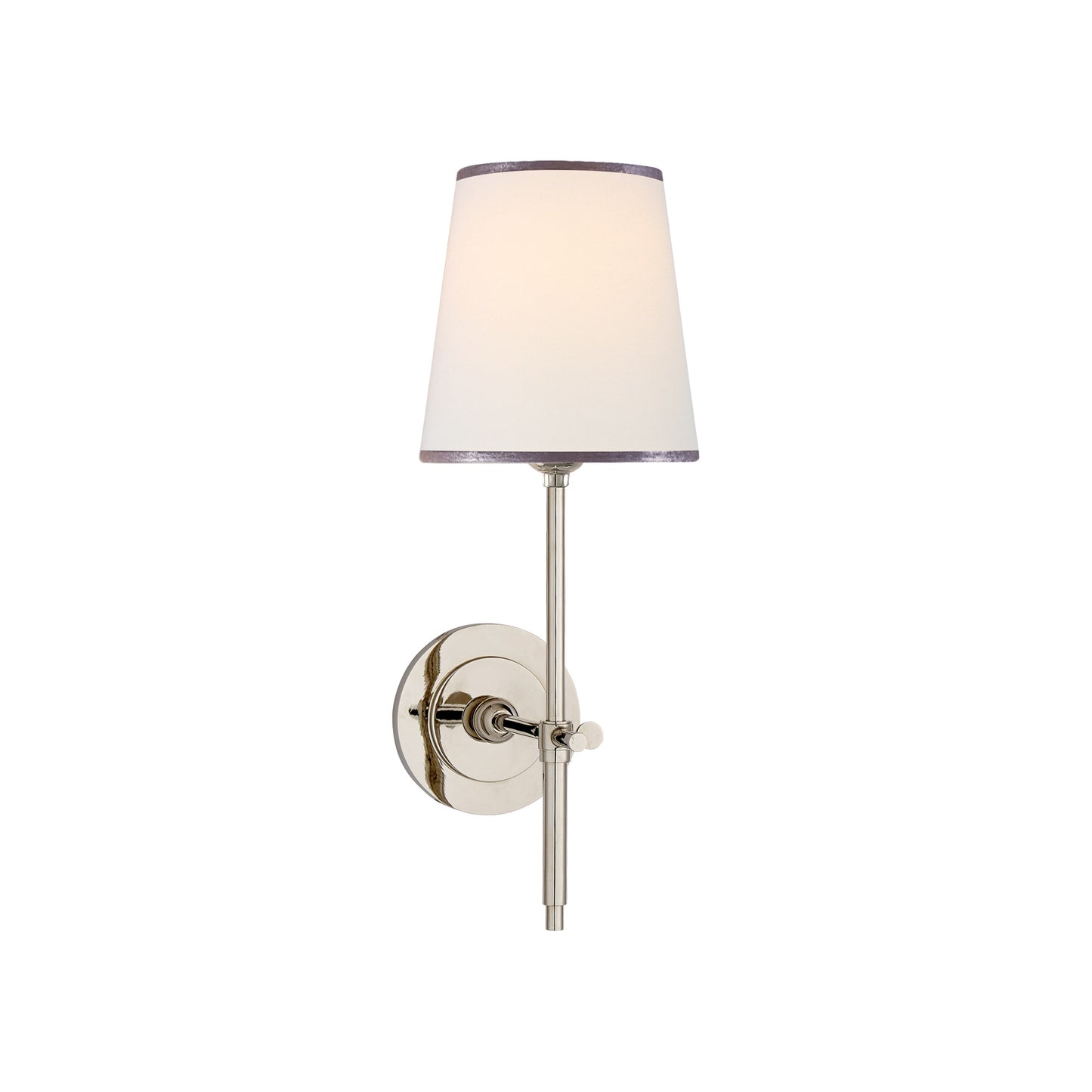 Thomas O'Brien Bryant Wall Sconce - Bronze and Brass Wall Light Bloomingdales Lighting Nickel  