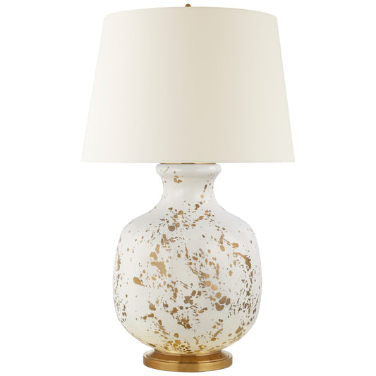 Christopher Spitzmiller Buatta Large Ceramic Table Lamp - Gold Table Lamp Bloomingdales Lighting Gold  