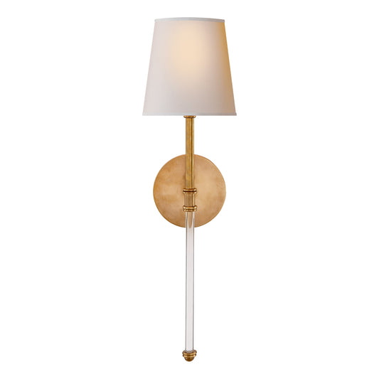 Suzanne Kasler Camille Crystal Wall Sconce - Brass Wall Light Bloomingdales Lighting Brass  